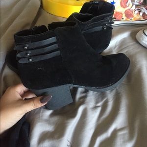 Black Suede Ankle Boots